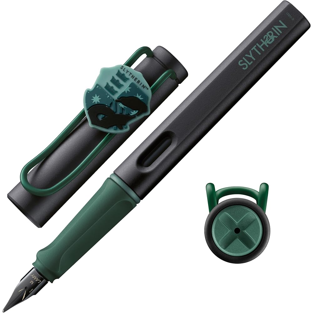 Перьевая ручка Lamy Safari Harry Potter Slytherin - Специальное издание с гербом семьи ...