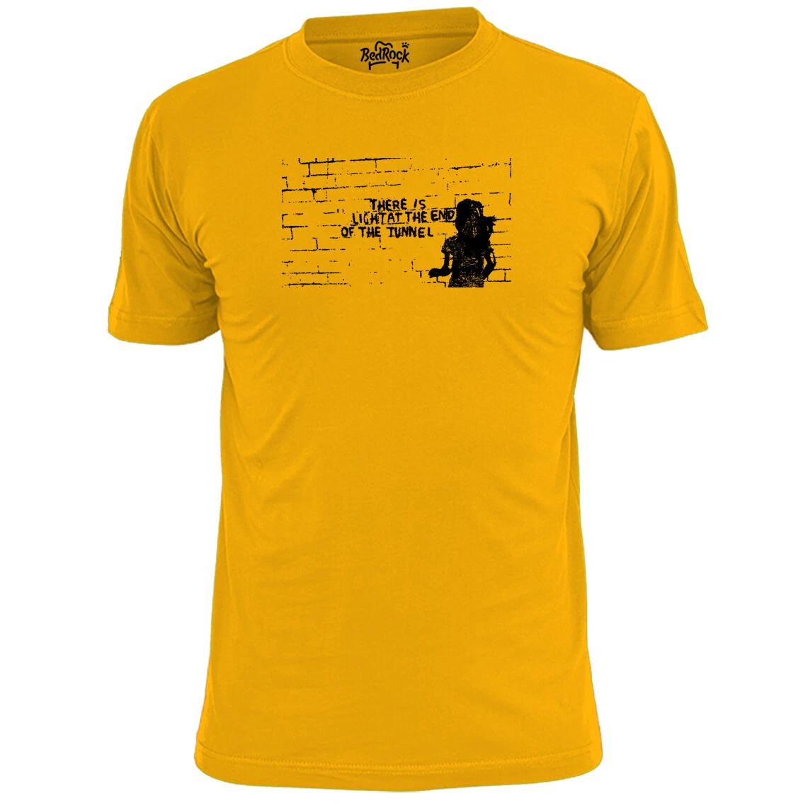 Mens There Is Light At The End Of The Tunnel Graffiti T shirt S