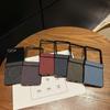 Phone Case for Samsung Z Flip 7 Fe 6 5 4 3 Flip7 Carbon Fiber Magnetic Electroplated with Hinge Protective Cover Slim Stylish