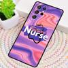 Nurse Medical Medicine Silicone Phone Case For Samsung Galaxy note 10 pro S26 S25 S24 S23 S22 S21 Plus S25Ultra Capa Cover