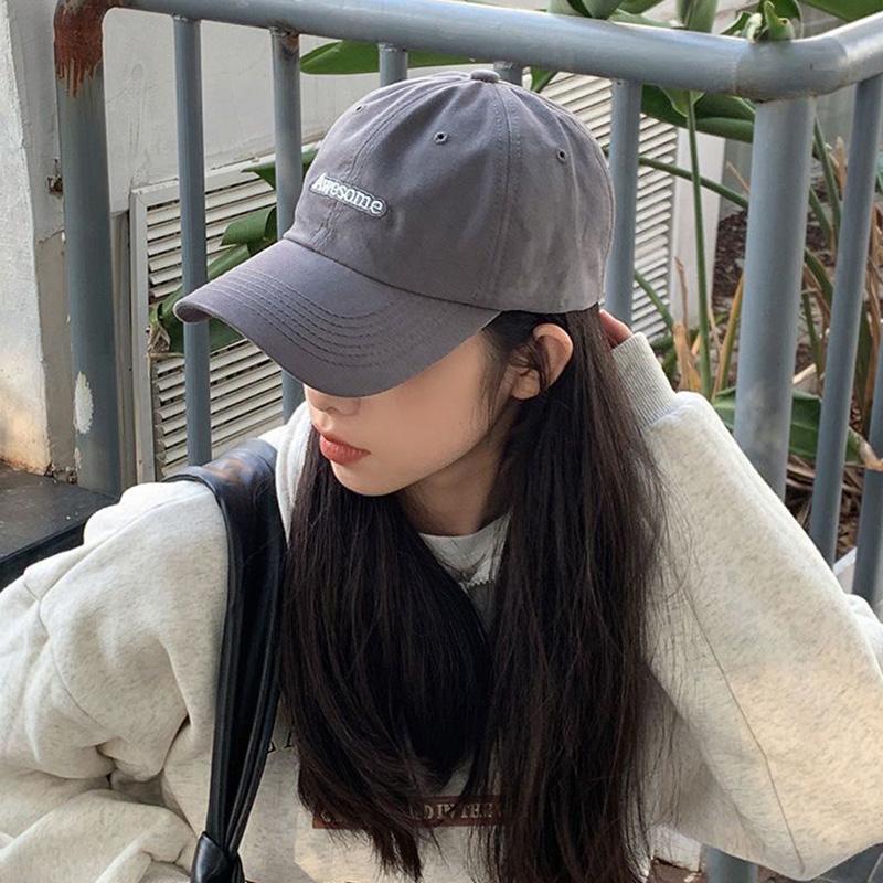 JK Korean Pink Baseball Cap For Women Letters Embroidery Snapback Peaked Hat Outdoor Sports Hip Hop Cool Girl Trucker Caps