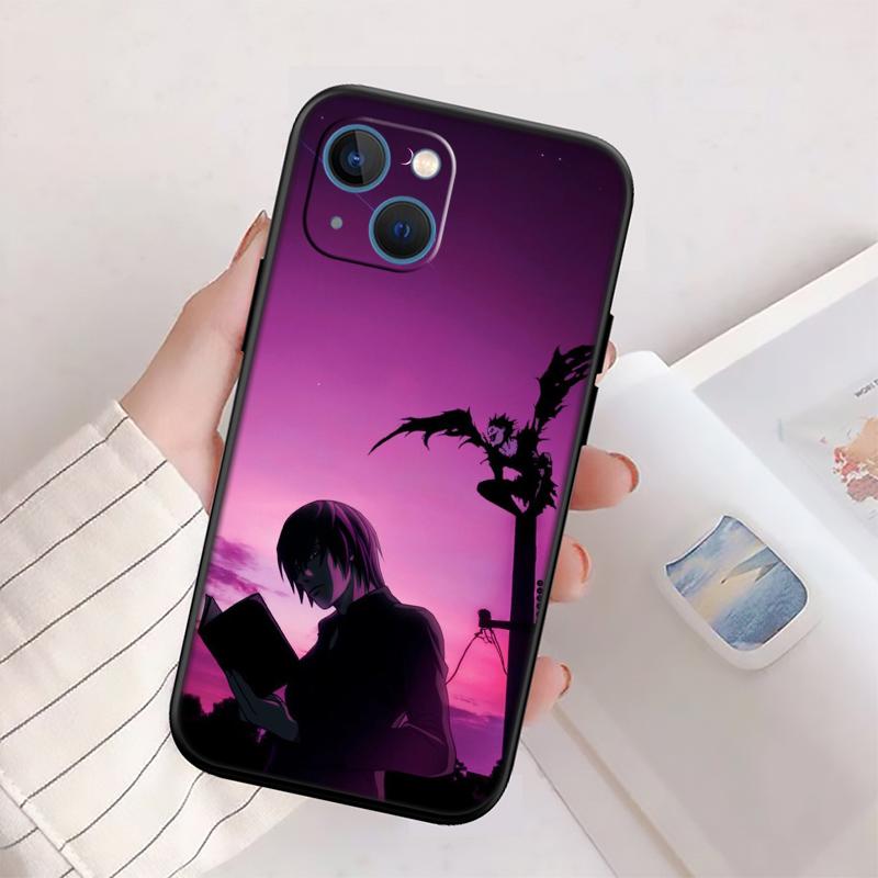 

Чехол-ракушка Death Note Рюк Кира Новый Премиум-класса для iPhone 16 15 14 13 12 Pro Max Plus Mini iPhone 12