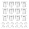 24 Packs Paint Cups With Lids For Kids No Spill Learning Color Cups Reusable Paint Containers With Lids For Young Artist