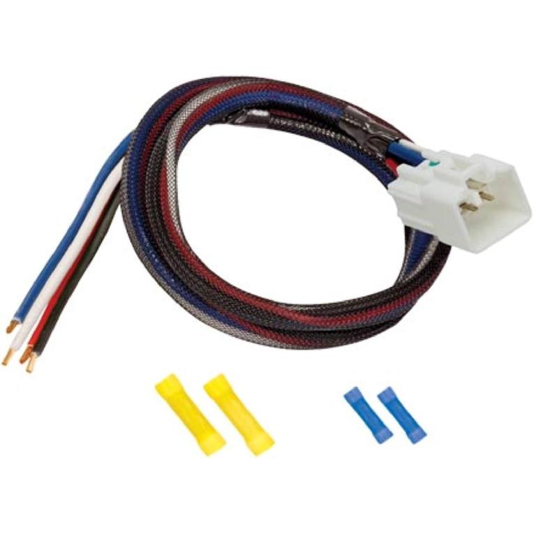 Tekonsha 3040 Trailer Brake Controller Custom Brake Wiring Harness for Vehicle & Brake Control Ends, No Cutting or Splicing Required