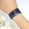 Italian Charm Link Stainless Steel Golden Bracelet for Woman Men DIY Making 9mm Bead Silver Color Retro Bangle Jewelry