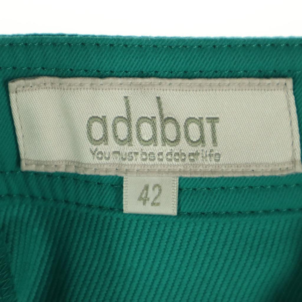 Unused Adabat Stretch Pants 42 Green Women Used