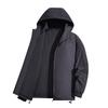 Frühlings- und Herbst Herrenmantel Lässige Herren Einzeljacke Neue lockere Kapuzenjacke