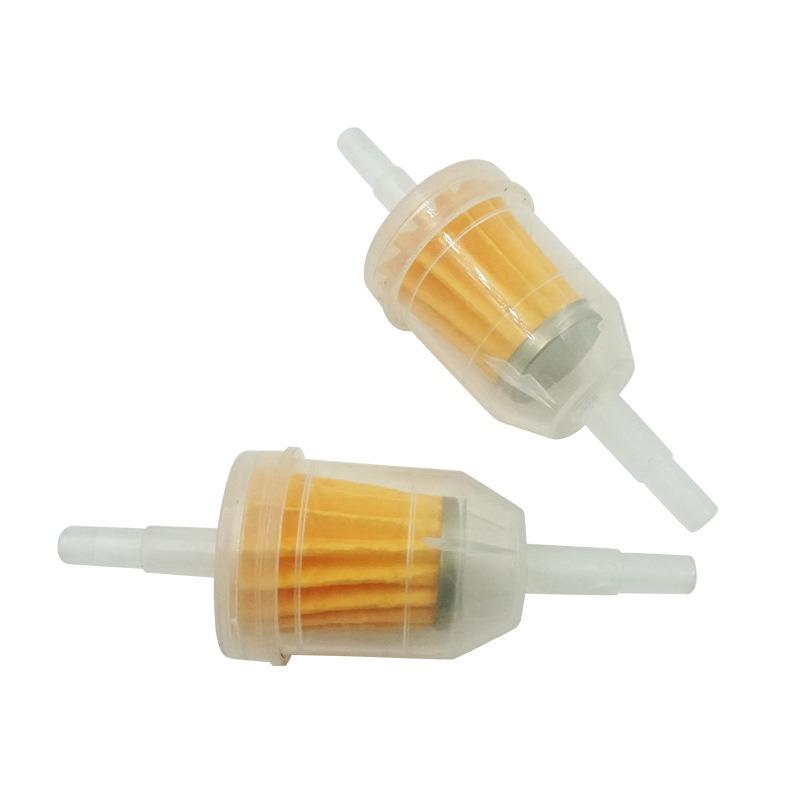 5PCS Professional Motorcycle Oil Filter Inline Gas Fuel Off-road Vehicle Gasoline Filter for Scooter With  Element Fuel Pipe