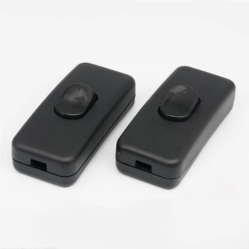 Light Switch AC 250V ON/OFF Table Desk Lamp Cord Toggle Rocker Switches Control For LED Lights Wiring Electric Switch