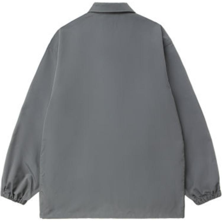 Carhartt WIP Label Stitching Collar Shirt Style Single Breasted Jacket Unisex jackets Gray A222024-2OP