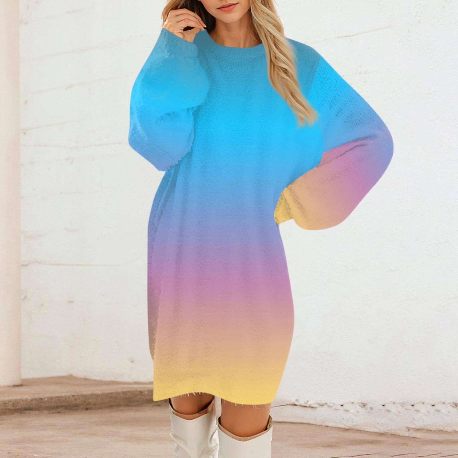 

Женские повседневные плюшевые платья с круглым вырезом и длинным рукавом XXXL