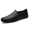 Fashion New Men's Shoes Handmade Men Casual Leather Loafers For Man Versatile Mocasine Slip-On Flats Design Man Driving Shoes Boat Shoes