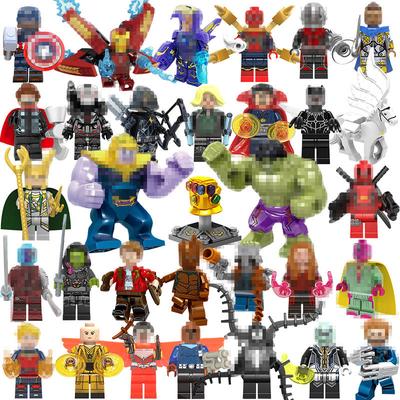 Stavebnice Superhrdinové Minifigurky Sada 38 Stylů 35 Stylů Mini Akční Figurky Stavebnice pro Děti Vzdělávací Dárek