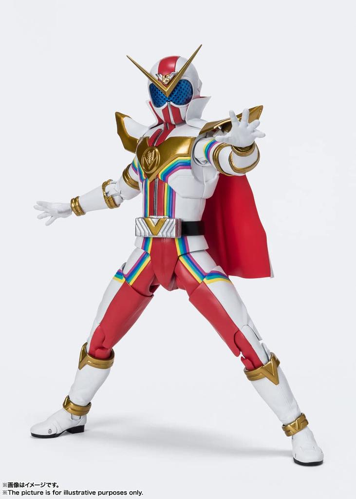 TAMASHII NATIONS Kikai Sentai Zenkaiger Zenkaiser pohyblivá malovaná figurka o velikosti přibližně 145 mm, SHFiguarts PVC/ABS