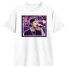 J B Pop Star Singer Doodle Fan Art with Hearts T Shirt Beach Cotton T-Shirts Men Tee Shirt Short Sleeve Retro Top