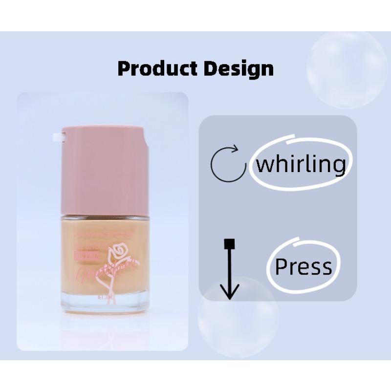 Foundation Flüssiger Concealer Ölkontrolle Langanhaltendes Make-up Natürlich Wasserdicht Schweißfest BB Cream