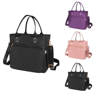 Modische Auslaufsichere Arbeitstaschen mit Aufbewahrungstasche Isolierte Lunchtasche für Outdoor-Camping Damen Nylon Thermische Lunchtasche