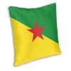 French Guiana Flag Square Pillow Case Polyester Decorative Pillow Franzosisch Guayana Awesome Pillowcase