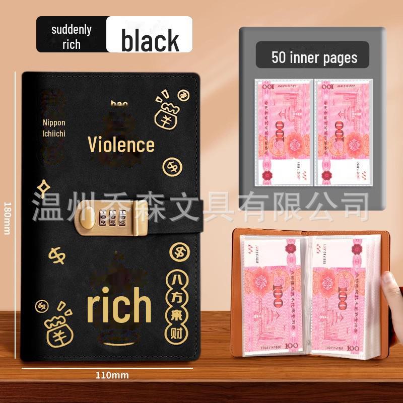 

Сберегательная книга 2024 года с паролем и большой емкостью