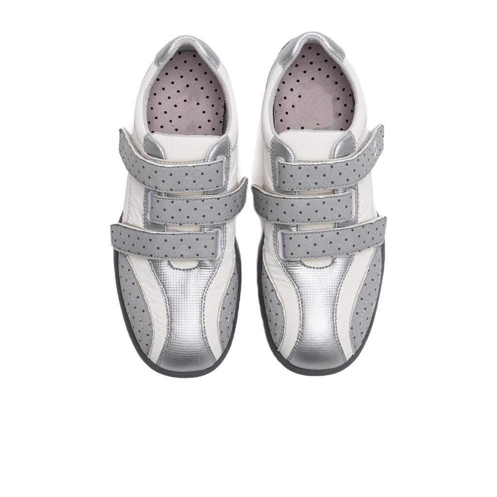 Niche design Velcro German training shoes women's shoes 2025 autumn new retro polka dot platform sports and leisure shoes