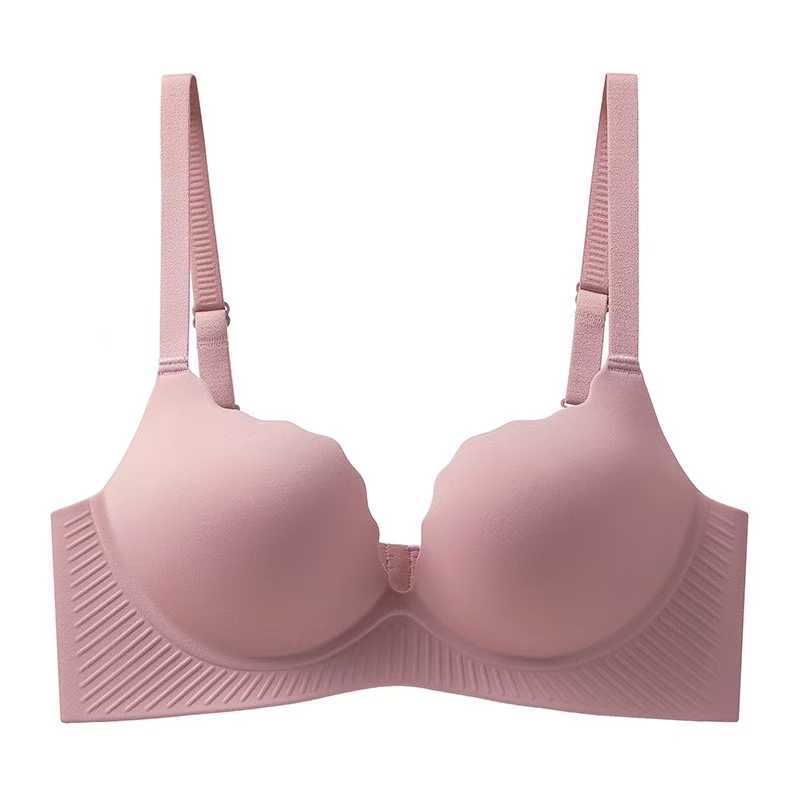 No Steel Ring, No Traces, Thick Cup Underwear, Women's Small Breasts Gather, Flat Breasts Show Big Breasts, and the New Pull-up Popular Bra
