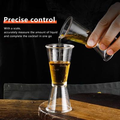 20Cc Cocktail Measuring Cup With Graduations Double-Ended Millimeter