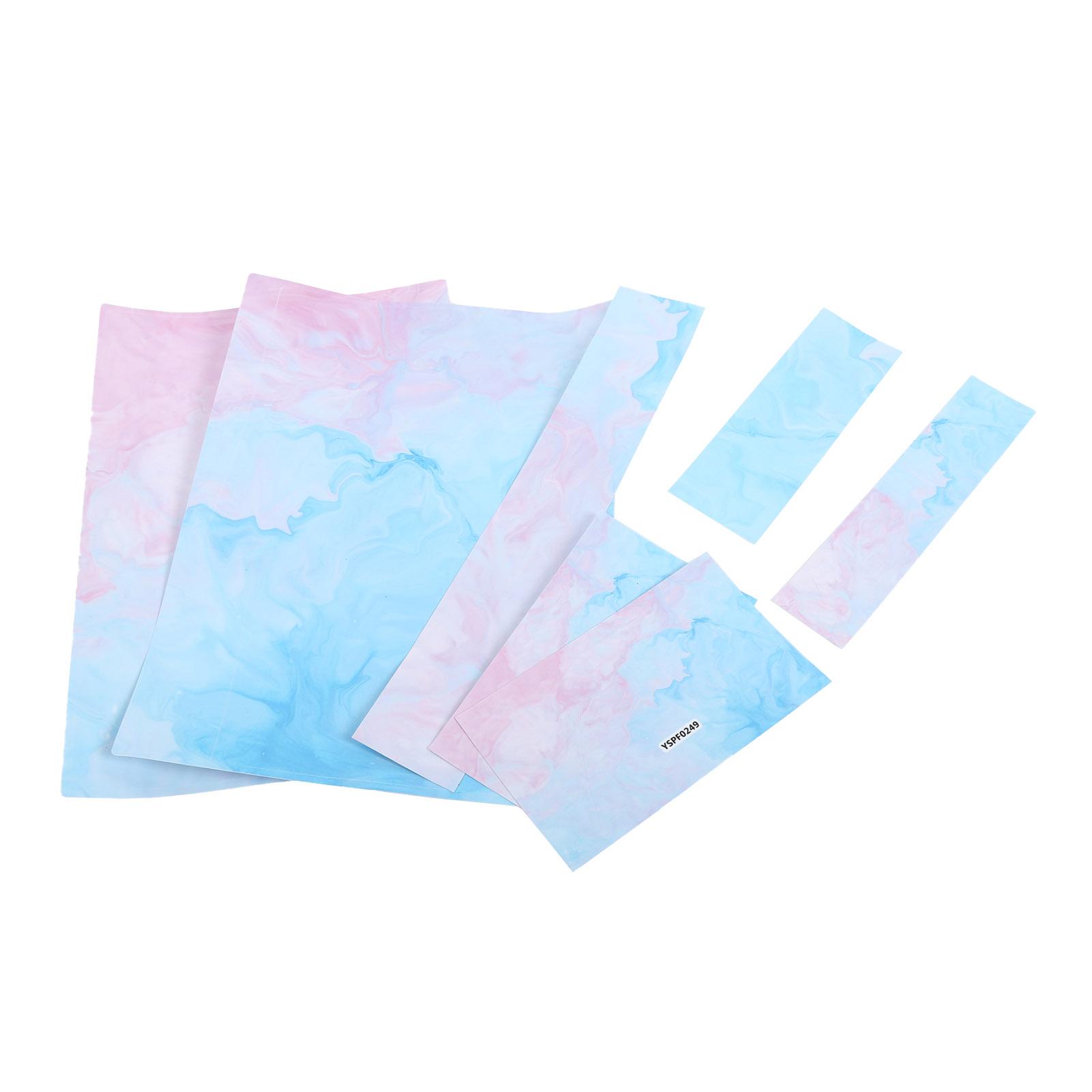 

Controller Protective Sticker Game Console Skin Decoration Cover for PS5 Pink Blue