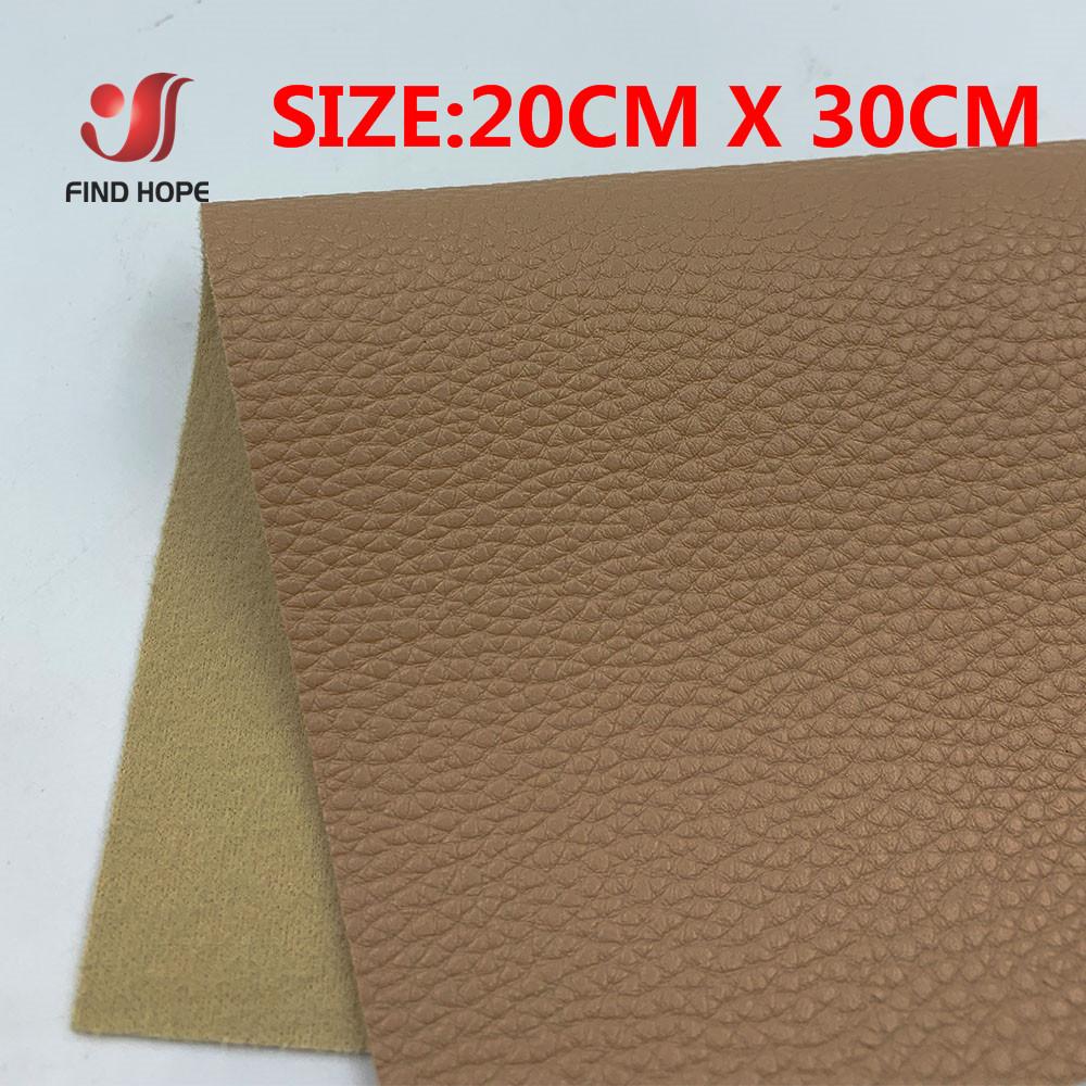 Lychee Pattern PU Leatherette Sewing Fabric Faux Leather Synthetic DIY Craft Brooch Bows Handmade Earring Making Doll Sheet