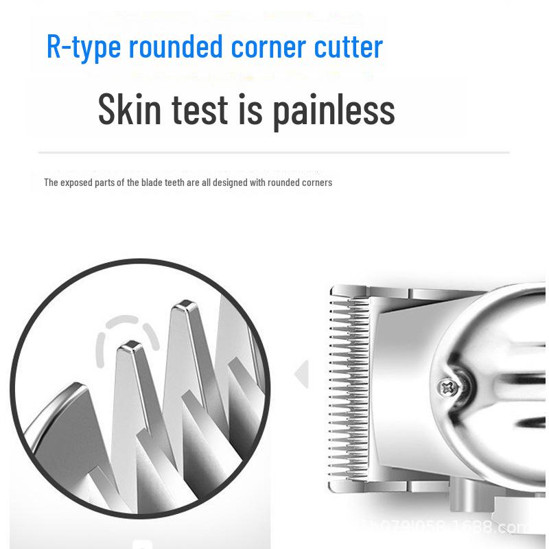 Professional Electric Hair Clipper - Self-Shaving Razor for Salon & Home Use