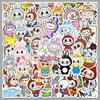 50 Cute Labubu Graffiti Cartoon Stickers for Phone Cases, Water Cups, and Journals