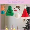 Delightful Cartoon Style Paper Christmas Tree For Creative Store Displays And Photos