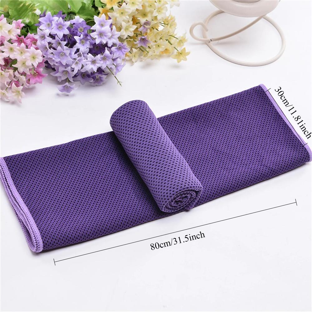 Cooling Towel Instant Relief Microfiber Cool Towels Chilling Neck Wrap Ice Cold Rags for ActiveWear Fitness Camping Cycling Hiking