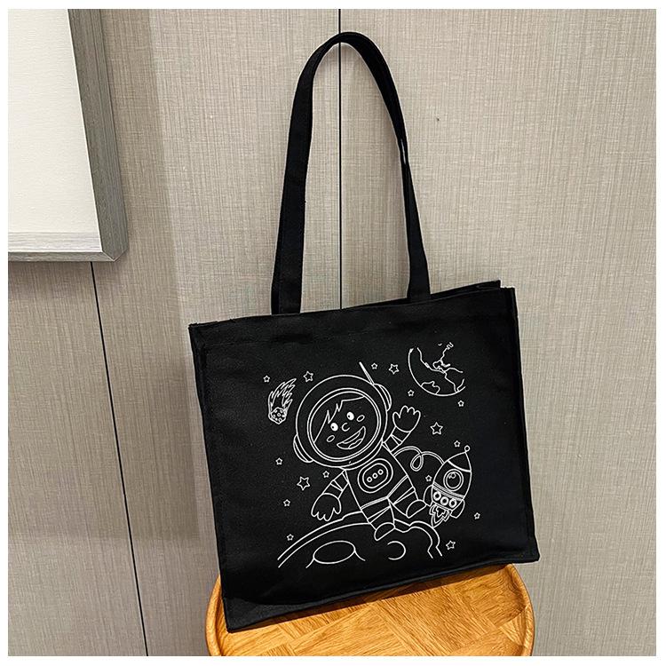 

Large capacity women s shoulder bag street trend canvas women s bag large capacity travel leisure bag shoulder women s bag 32*21*11 чёрный