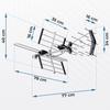 Berdsen Bd-950 Directional Outdoor Tv Antenna Ultra Hd 4K