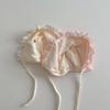 Baby Spetsmössa i Vintagestil med Blom-/Kaninmönster Stilfull Babyhatt med Justerbart Band Lämplig för Pojkar & Flickor