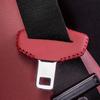 Universal Car Seat Belt Buckle Clip Cover Protector Leather Interior Button Case Anti-Scratch Cover Safety Belt Protective Cover
