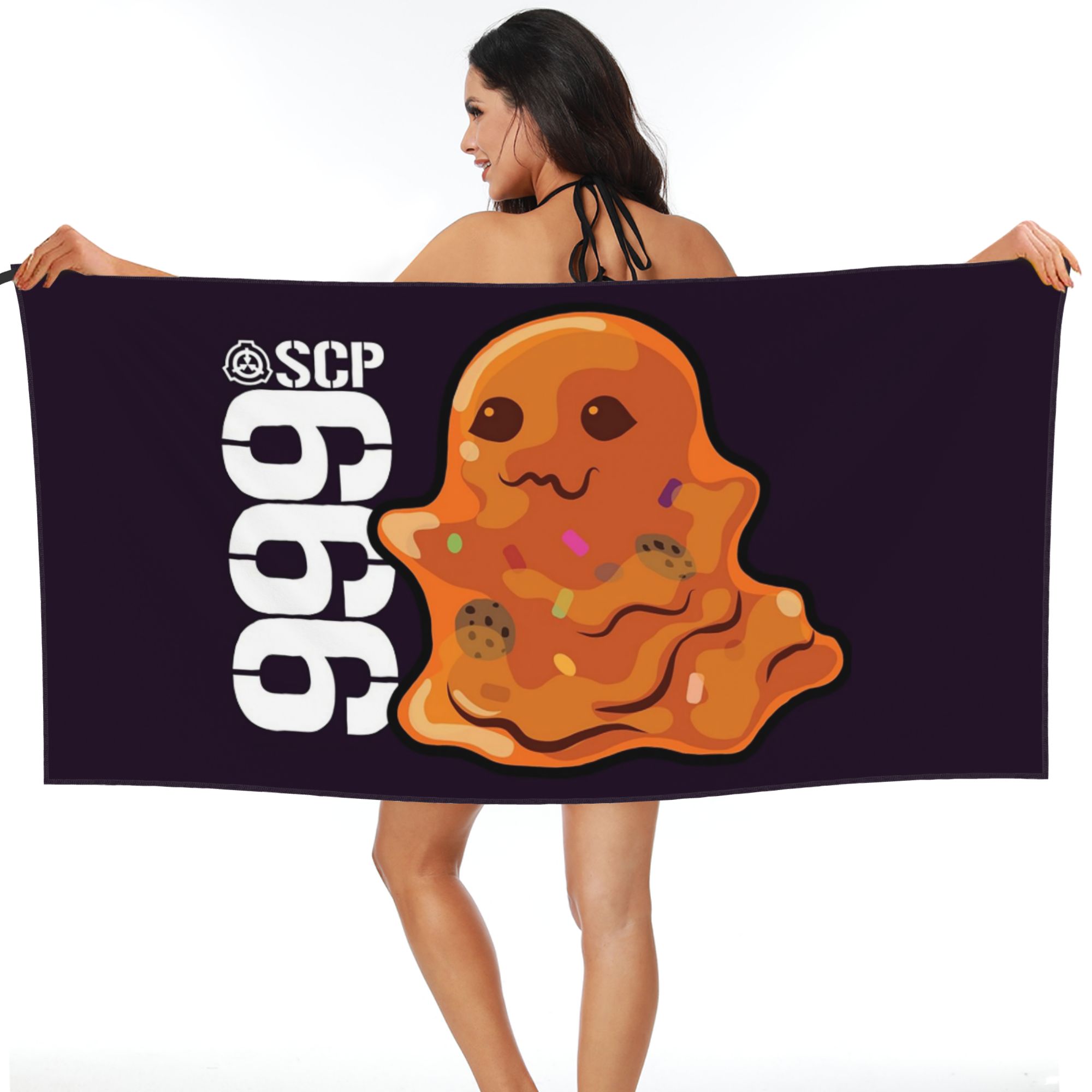SCP 999 SCP 682 SCP Foundation Beach Towel Soft Microfiber Quick Dry Absorbent Quick Towels For Bath W30*H60(CM)