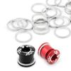 2mm Bicycle Chainring Bolts Gasket Chainring Bolts Washer Screws Washer Bike Chain Wheel Spacer