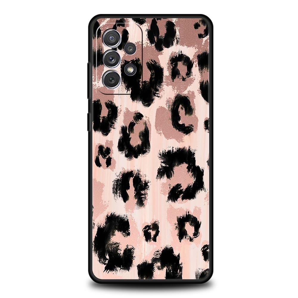 Leopard Print Pattern Phone Case for Samsung A51 A71 A21S A12 A11 A15 A25 A31 A41 A52 A32 A23 A33 A53 A73 A03S A05S A13 5G Cover