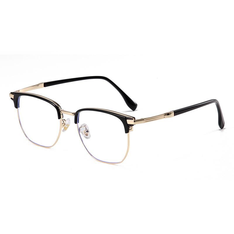 

Black Gold Frame Anti Blue Rays Student Minus Sight Glasses Women Men Square Prescription Spectacles Frame 0 -0.5 -0.75 To -6.0 0
