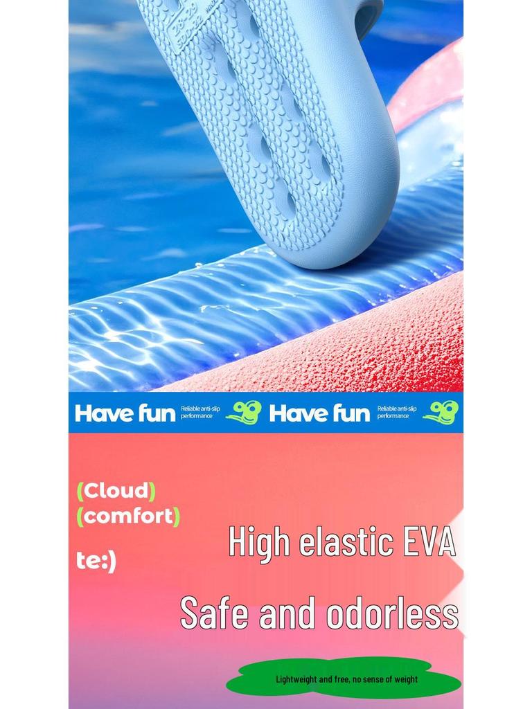 Kids' Summer Non-Slip EVA Bathing Sandals 2025: Two-Way Design for Boys and Girls