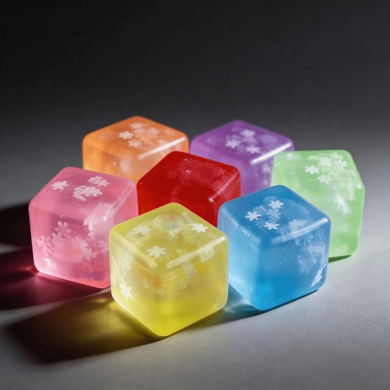 Colorful Cube Squeeze Toys Stress Relief