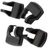 4pcs Black Plastic Car Door Lock Buckle Protector Cover for Toyota Corolla Prius RAV4 Camry Venza Highlander Sequoia Prado