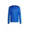T Shirts Men's Bright Blue Crew Neck Moderate Straight Fit HR6600