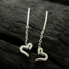 Small Niche Design, Heart-shaped Earrings, Women's Sweet Temperament, Versatile, Simple and Fashionable, Heart-shaped Earrings, Women's Earrings