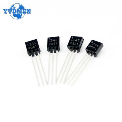 50pcs C945 Transistor Kit TO-92 150mA 50V NPN Silicon Transistors Audio Frequency Amplifier Triode