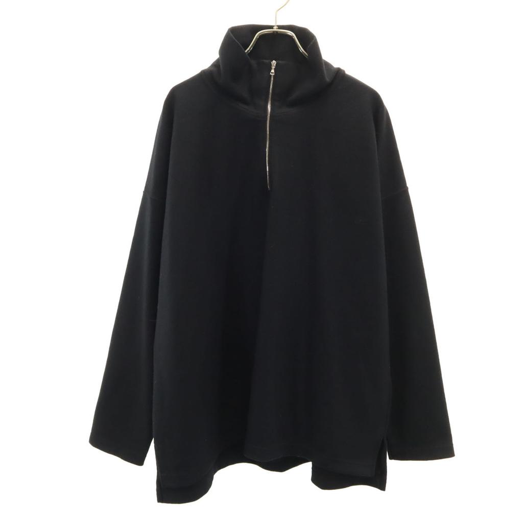 SOPHNET. Made In Japan Long Sleeve Half Zip Cut M Black Men's Used