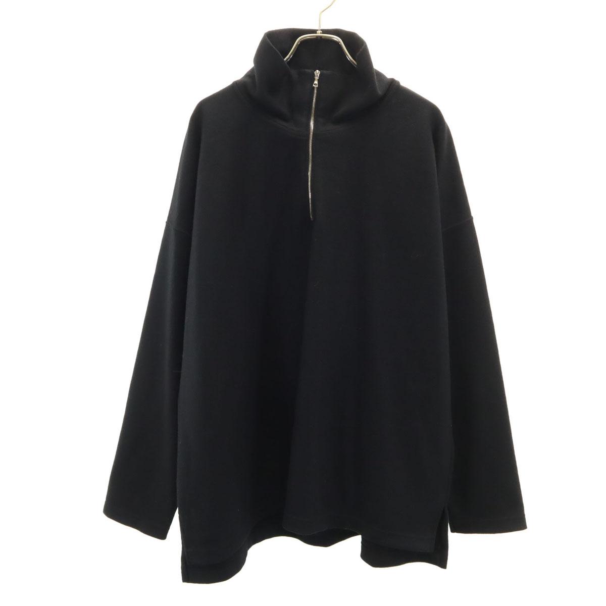 

SOPHNET. made in Japan Long sleeve Half zip Cut M black Men s Used