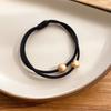 Women Braided Dual Strand Hairband Elastic Ponytail Holder for Daily Wear Dance Sports Travel Meeting