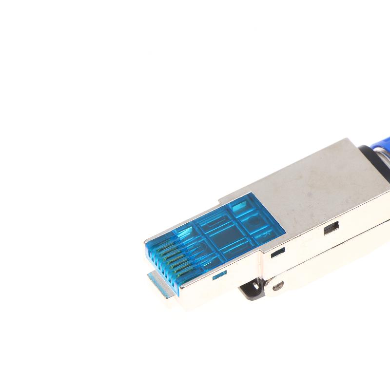 Toolless Connector Design Shielded Ethernet Plug for Easiest 22~26AWG Network Setup